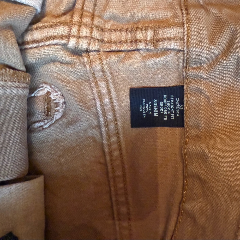 Men's Tan Shorts - Picture 2 of 4